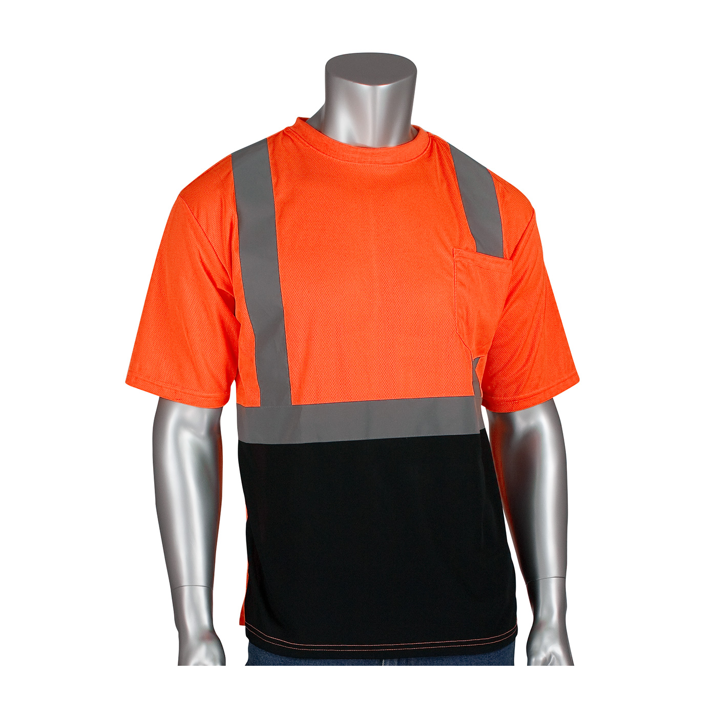 #312-1250B PIP® Class 2 Hi-Viz T-Shirts w/ UV Protection - Orange